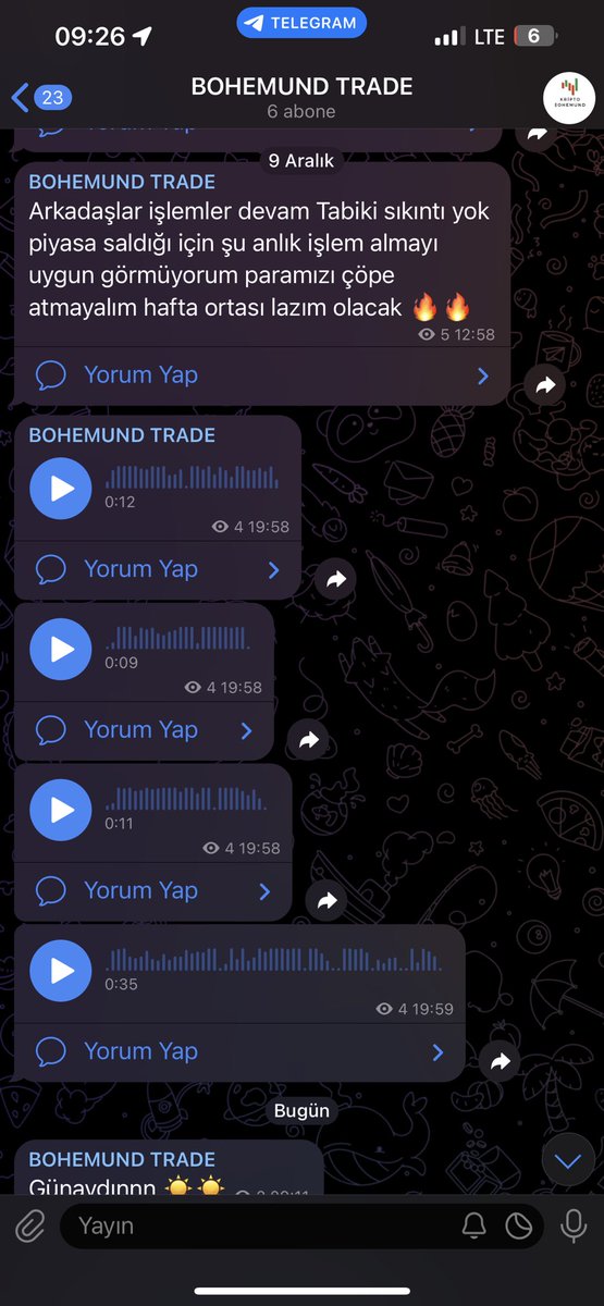 Dostlar Günaydın ☀️☀️ düşüşten etkilenmemesi için grubumu ses kayıtları ile detaylı bir şekilde aydınlatmıştım çok şükür liq olan yada büyük kayıp yaşayan yok 

Ücretsiz grubuma katılmak için mesaj atabilirsiniz 🚀🚀🧿

#Btc #eth #bnb #Gt #Fet #Ücretsizreklam