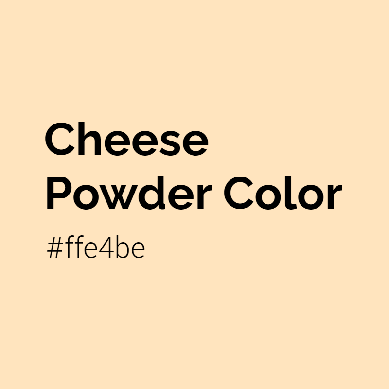 crispedge's tweet photo. Cheese Powder color #ffe4be A Warm Color with Brown hue! 
 Tag your work with #crispedge 
 https://t.co/aHbLGxRPZp 
 #WarmColor #WarmBrownColor #Brown #Browncolor #CheesePowder #Cheese #Powder #color #colorful #colorlove #colorname #colorinspiration https://t.co/2ApDHD21Mx