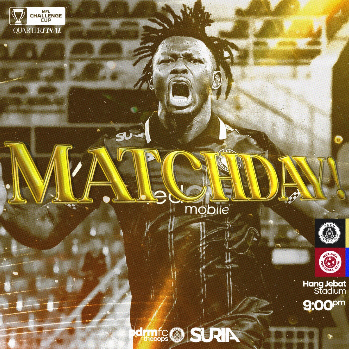 pdrmfcmy's tweet image. MATCHDAY😤 #pdrmmel 
#MFLChallengeCup2024-25

P/S: No LIVE, Just Vibes. 🤷🏻‍♂️

#pdrmfc #upthecops #sangsakabiru