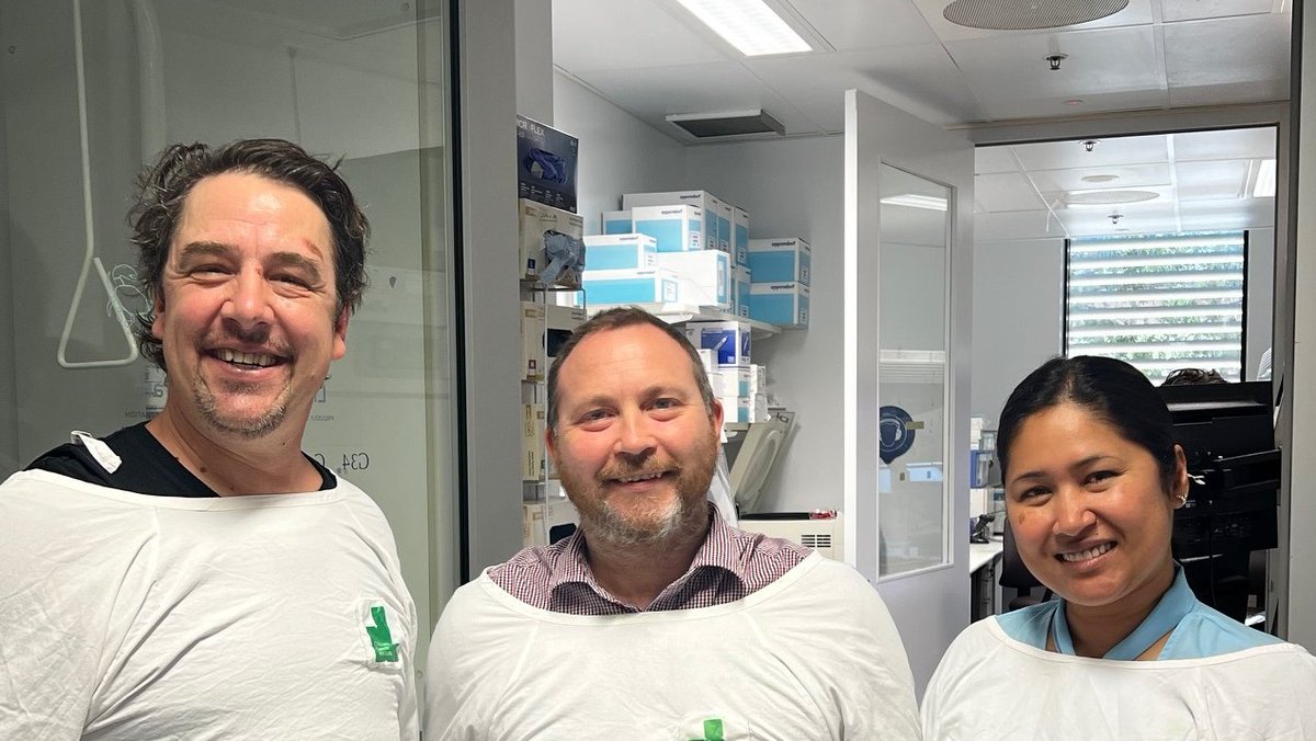 Rob Salomon (@cytonology) on Twitter photo Delighted to host <a href="/Sam_J_Johnson/">Samuel Johnson</a> in the <a href="/KidsCancerInst/">Childrens Cancer Institute</a> liquid biopsy labs today. The work we do will make a difference to kids with cancer and its funders like <a href="/_loveyoursister/">Love Your Sister</a> that make it possible. Delighted to host <a href="/Sam_J_Johnson/">Samuel Johnson</a> in the <a href="/KidsCancerInst/">Childrens Cancer Institute</a> liquid biopsy labs today. The work we do will make a difference to kids with cancer and its funders like <a href="/_loveyoursister/">Love Your Sister</a> that make it possible.