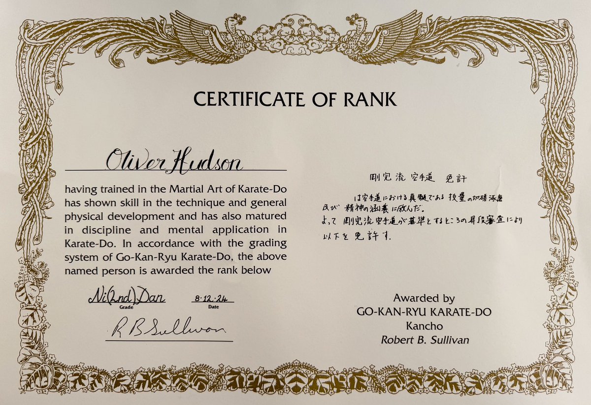 ohsurveying's tweet photo. Karate update! On Sunday I attended a formal exam ('grading') in Bradford. Horrendous 3-hour experience, ending with 10 x 2 mins sparring v 10 different oppos with no breaks. Didn't expect to pass - some do, some don't - but was graded to 2nd Dan. Surveying update coming soon! https://t.co/710Ajr2c7y