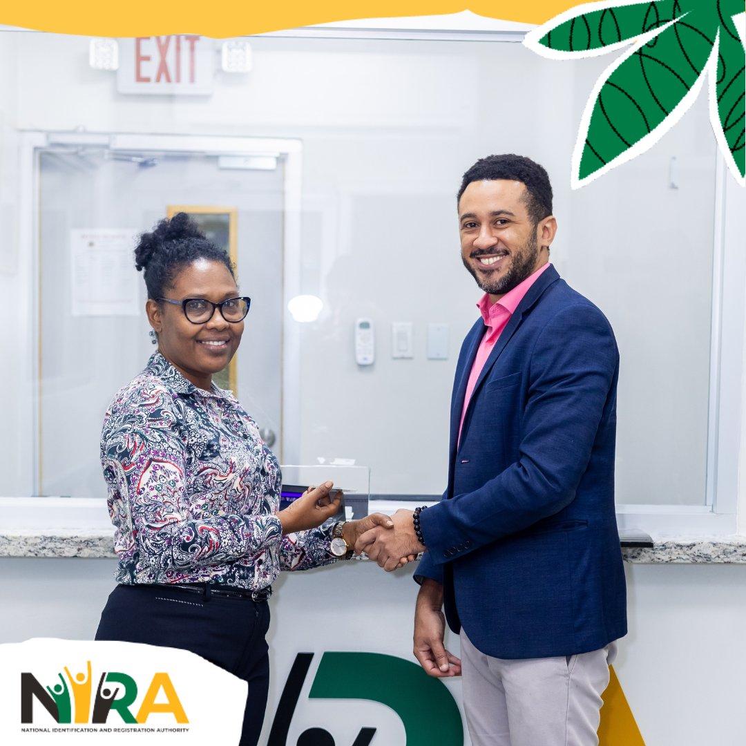 NIRAJamaica's tweet photo. Got my ID card!
#NIRAJamaica #NewID #FutureReady #OneSecureIdentity https://t.co/IhOIryPfHm