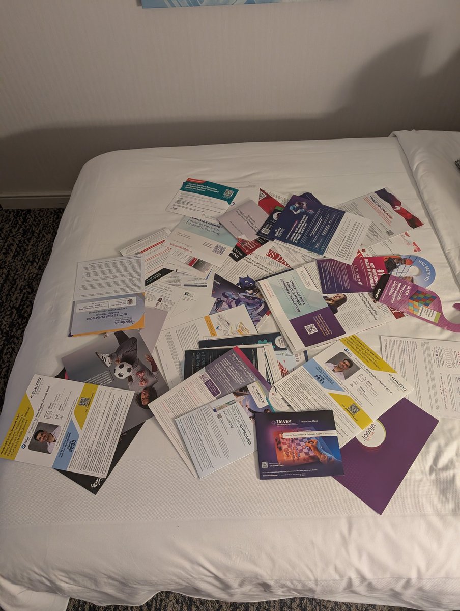 As #ASH24 comes to an end, I bring you the annual door drop waste photo.
<a href="/ASH_hematology/">ASH</a>, stop this immense waste!!!!