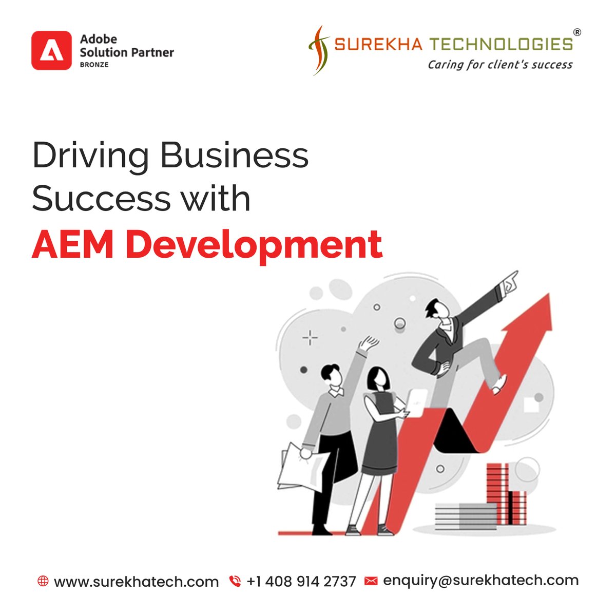 surekhatech's tweet photo. 🔑 Want to unlock business success? Meet your ultimate partner: #AdobeExperienceManager (AEM)! From crafting personalized experiences to streamlining workflows, #AEM transforms your digital presence. 🚀

https://t.co/ZdPtShVKGy

#SurekhaTech #AEMDevelopment #DigitalTransformation https://t.co/vFb9T9txqC