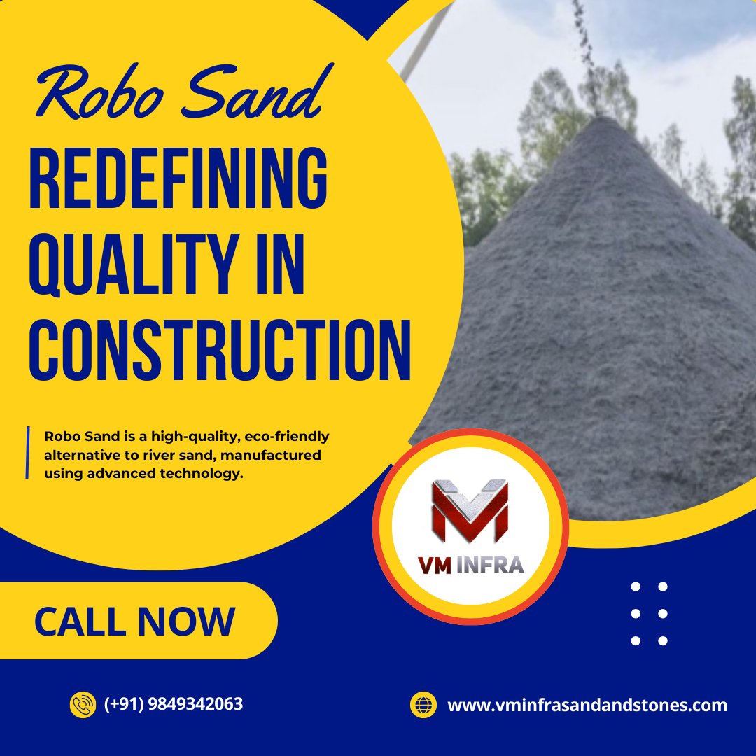 infra_vm's tweet image. Robo Sand VM Infra can offer dynamic resource allocation to handle increasing workloads without issues. #RoboSand #SustainableConstruction
#EcoFriendlyMaterials #GreenBuilding #SmartConstruction