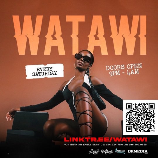 WATAWI 🪘💃🏽 South Florida’s most diverse party each &amp; every Saturday 🕰️ 9pm-4am — Free RSVP: linktr.ee/thelinkupp
