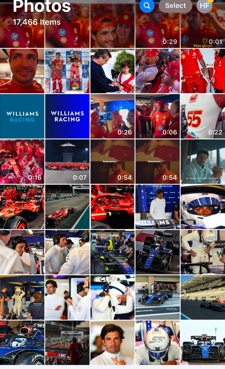 Halyma554's tweet photo. What a carlos sainz fan photo gallery looks like right now😭😂

The progress from red to blue is so funny https://t.co/ZuuQvq7lpU