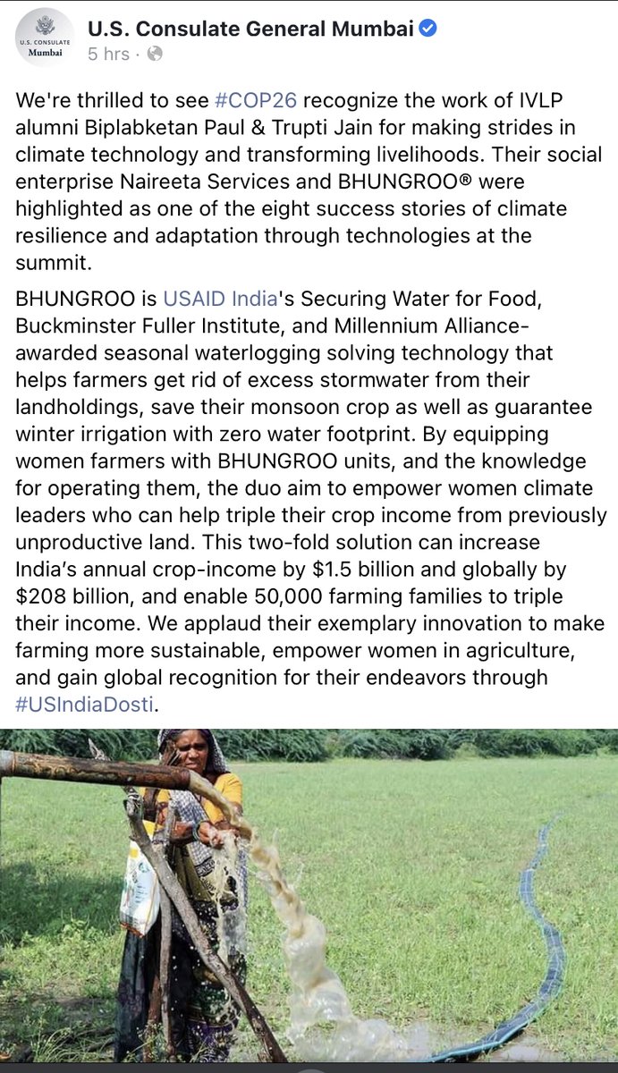 Biplab Ketan Paul (@bhungroo) on Twitter photo <a href="/landcoalition/">Land Coalition</a> Gr8. <a href="/UNCCD/">UN Land and Drought</a> <a href="/Cop16Riyadh/">COP16 Riyadh</a>'s #WomenLedSolution <a href="/trbjain/">Trupti B Jain</a> shared #Gujarat women farmers' success on reclaiming #LandRight thru #WaterRight by our <a href="/WorldBank/">World Bank</a> <a href="/BuckyFullerInst/">Bucky Fuller Inst</a> <a href="/WEFUpLink/">UpLink</a> <a href="/USAID/">USAID</a> <a href="/WGC_Climate/">Women & Gender Constituency</a> <a href="/CartierAwards/">Cartier Women's Initiative</a> innovation #BHUNGROO. Tx <a href="/HCL_Foundation/">HCLFoundation</a> <a href="/StateIVLP/">IVLP</a> <a href="/dbsnus/">DBS-NUS SVC Asia</a> <a href="/landcoalition/">Land Coalition</a> Gr8. <a href="/UNCCD/">UN Land and Drought</a> <a href="/Cop16Riyadh/">COP16 Riyadh</a>'s #WomenLedSolution <a href="/trbjain/">Trupti B Jain</a> shared #Gujarat women farmers' success on reclaiming #LandRight thru #WaterRight by our <a href="/WorldBank/">World Bank</a> <a href="/BuckyFullerInst/">Bucky Fuller Inst</a> <a href="/WEFUpLink/">UpLink</a> <a href="/USAID/">USAID</a> <a href="/WGC_Climate/">Women & Gender Constituency</a> <a href="/CartierAwards/">Cartier Women's Initiative</a> innovation #BHUNGROO. Tx <a href="/HCL_Foundation/">HCLFoundation</a> <a href="/StateIVLP/">IVLP</a> <a href="/dbsnus/">DBS-NUS SVC Asia</a>
