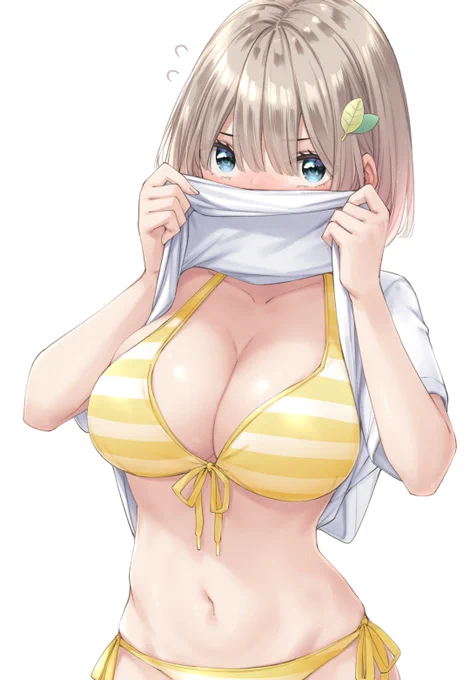 「こ、こっち見ないで下さい...!!」 