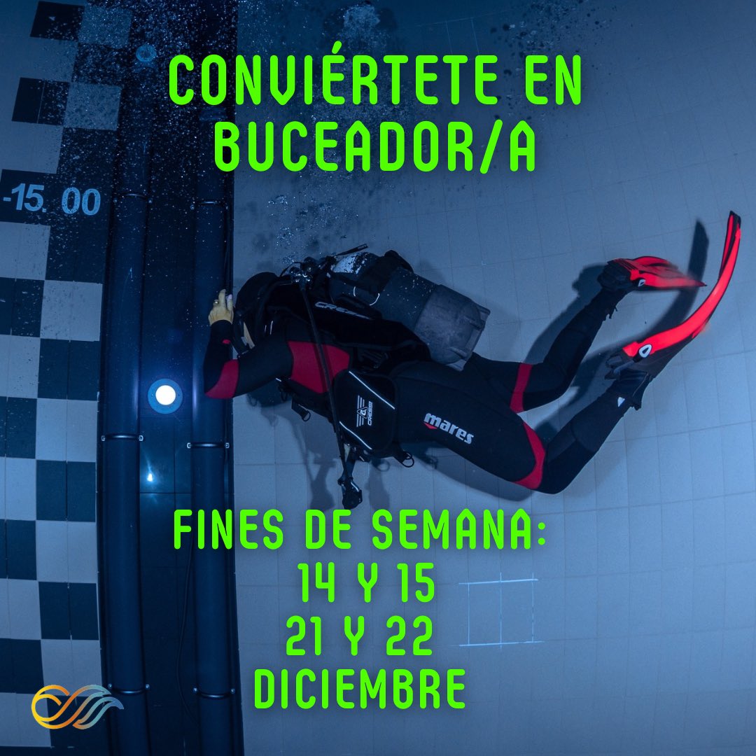 Certifícate como buceador/a en un ambiente controlado y cálido durante los días 14 y 15 de diciembre, y 21 y 22 de diciembre en #Marepolis. ¡Es el momento perfecto para comenzar tu aventura en el mundo del #buceo, incluso sin experiencia previa!

marepolis.es/event/indoor-d…