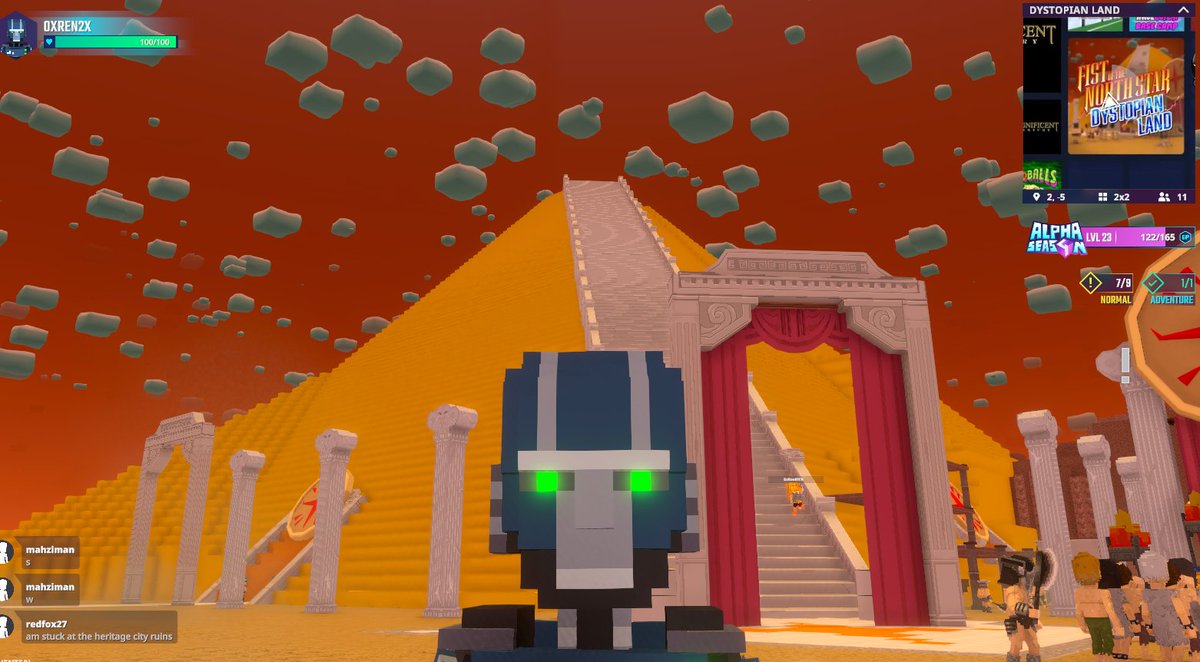 0xren2x's tweet photo. Exploring the mystical Temple Hall in Dystopian Land in @TheSandboxGame. Ancient secrets or future tech? You decide! 🏛️🔮 https://t.co/Y2t4HsFjVm #TheSandbox #AlphaSeason4 #AS4SocialChallenge 

"Hello blog, welcome to my guys" https://t.co/QHlPWuqbwi