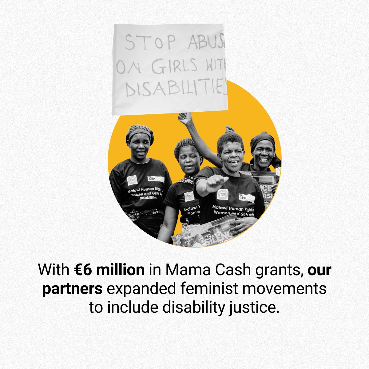 💔 Women with disabilities face exclusion in healthcare, education, and employment. They are often left out of decisions that shape their lives. 

For decades, Mama Cash has funded grassroots movements fighting for their rights. We’ve given over €6.1 million in grants to