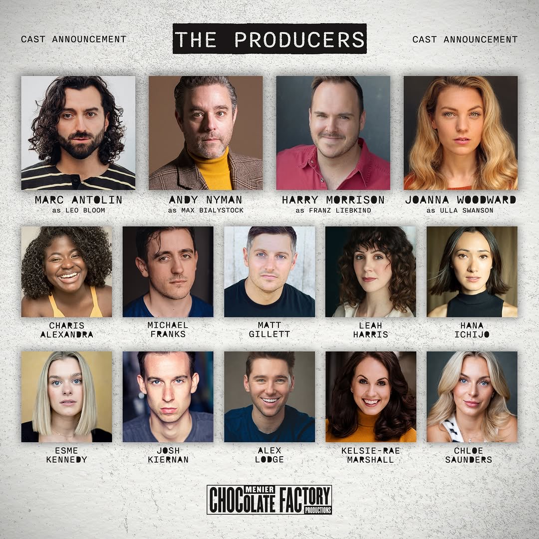 bwmgt's tweet photo. Wishing all the luck tonight for press night to our #charisalexandra &amp; company of #theproducers directed by #patrickmarber ⁦@MenChocFactory⁩ https://t.co/uYp4rNoJI6
