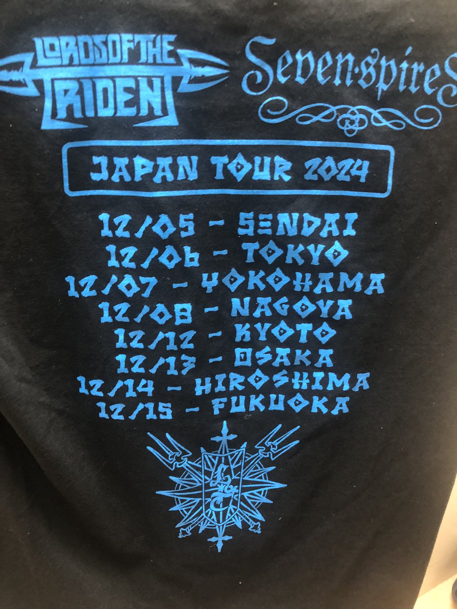 Com0130Ykr's tweet photo. #SEVENSPIRES
#LORDSOFTHETRIDENT
JAPANツアーも8日の名古屋で一旦小休止ですが、12日から京都で再開され福岡まで駆け抜けます!
とにかくSEVEN SPIRESを観てほしい!
エイドリアンのヴォーカルは、凄すぎて名古屋公演ではフロアにいるオーディエンスも演者も聴き逃すまいと集中していました!🤘 https://t.co/M3uyzhOPiM