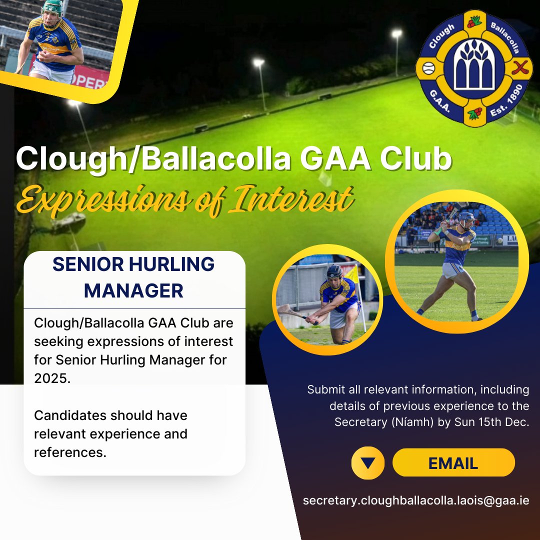 CloughBallacolla GAA (@clough_bcolla) on Twitter photo 