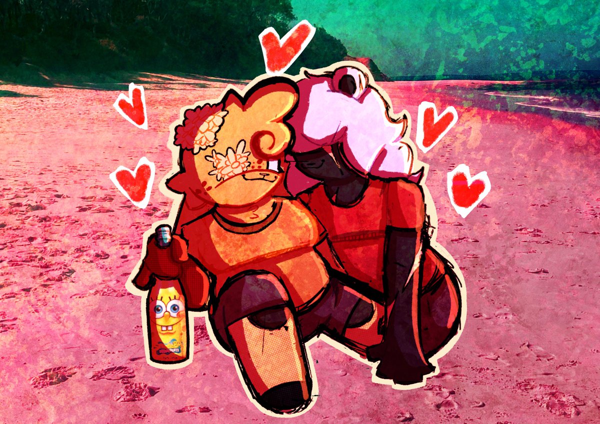 Here’s a better look at Egg and Honey!!!

I’m really happy how they turned out, especially since this is my first time doing poses like these