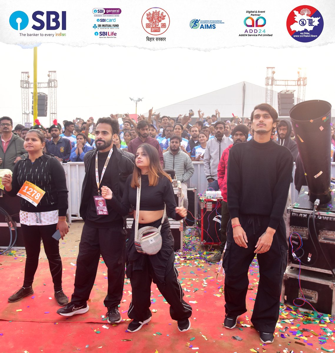 Bihar_PER's tweet photo. Like every year, Excise Department organized Bihar's Biggest Marathon on 1st Dec,24
A few Glipmses of the #SBIPatnaMarathonReloaded
Co-sponsored by @TheOfficialSBI
Managed & Organised by @Add24services
Call us at 7762822624
#runforcause #excisebihar #drystate #sbi https://t.co/wLMGw3Ma2L