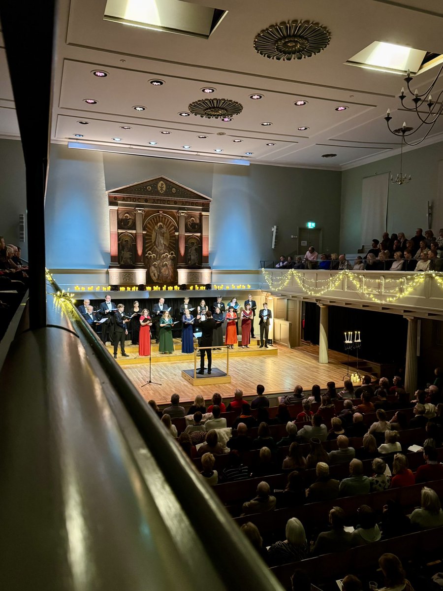 Feeling suitably festive after seeing the Carols by Candlelight concert last night by the Fitzhardinge Consort (including my wonderful friend Julia). Beautiful sounds in the iconic Bristol venue St George’s