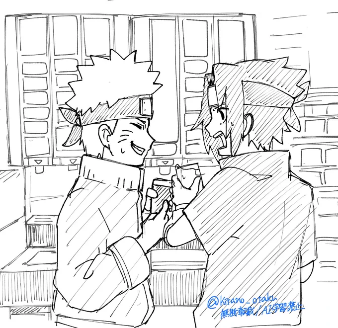 最近NARUTOに再熱した

ドリンクバーでわちゃわちゃしてる2人謎 