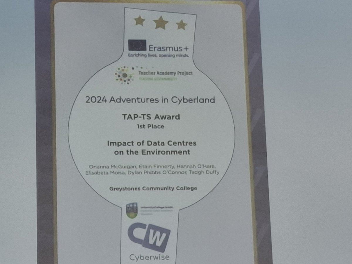 🇺🇦 Niamh Moore Cherry 🇺🇦 (@niamhmcherry) on Twitter photo Congratulations to <a href="/econrachel/">Rachel Farrell</a> and colleagues <a href="/SchoolofEdUCD/">UCD School of Education</a> <a href="/ucdsocscilaw/">UCD Social Sciences</a> industry and government partners on an excellent and inspiring 2024 Cyberwise Student Awards - thanks to Minister <a href="/smytho/">Ossian Smyth</a> for the support and @ColizScott <a href="/ucddublin/">University College Dublin</a> for opening the event Congratulations to <a href="/econrachel/">Rachel Farrell</a> and colleagues <a href="/SchoolofEdUCD/">UCD School of Education</a> <a href="/ucdsocscilaw/">UCD Social Sciences</a> industry and government partners on an excellent and inspiring 2024 Cyberwise Student Awards - thanks to Minister <a href="/smytho/">Ossian Smyth</a> for the support and @ColizScott <a href="/ucddublin/">University College Dublin</a> for opening the event