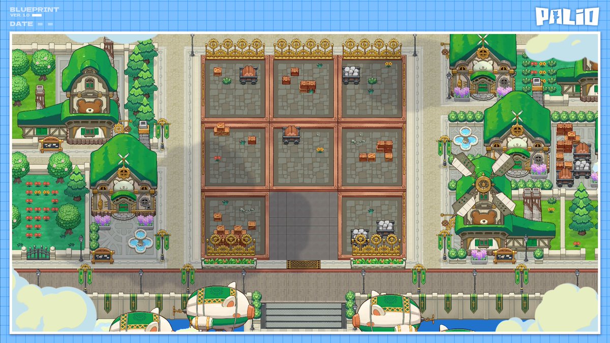 PalioAI's tweet photo. 𝐏𝐚𝐥𝐢𝐨 𝐈𝐧-𝐠𝐚𝐦𝐞 𝐆𝐫𝐚𝐩𝐡𝐢𝐜𝐬  

On a mysterious floating island, there lies a unique piece of land. 🌱
As the shop owner, you will own this land and build your shop. 🏠

What amazing customers will visit your shop?  🐶

What kinds of rewards will they bring? 💎

[Please note that the following screenshot is an actual in-game scene.]