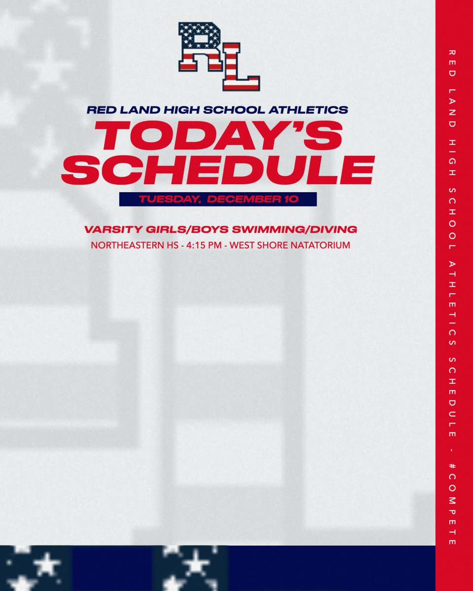 RedLand_AD's tweet photo. Best of luck to our swimmers and divers! https://t.co/cEFspyNAEl