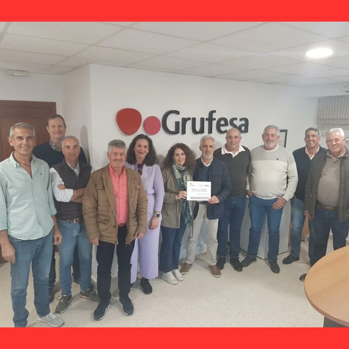 🤲 Hemos renovado nuestra colaboración con las asociaciones locales Afame Moguer, Asociación  𝐄𝐬𝐩𝐚ño𝐥𝐚 𝐂𝐨𝐧𝐭𝐫𝐚 𝐞𝐥 Cancer y Abriendo Puertas, a las que un año más hemos hecho una aportación económica para ayudarlas en su labor.

#grufesa #RSC