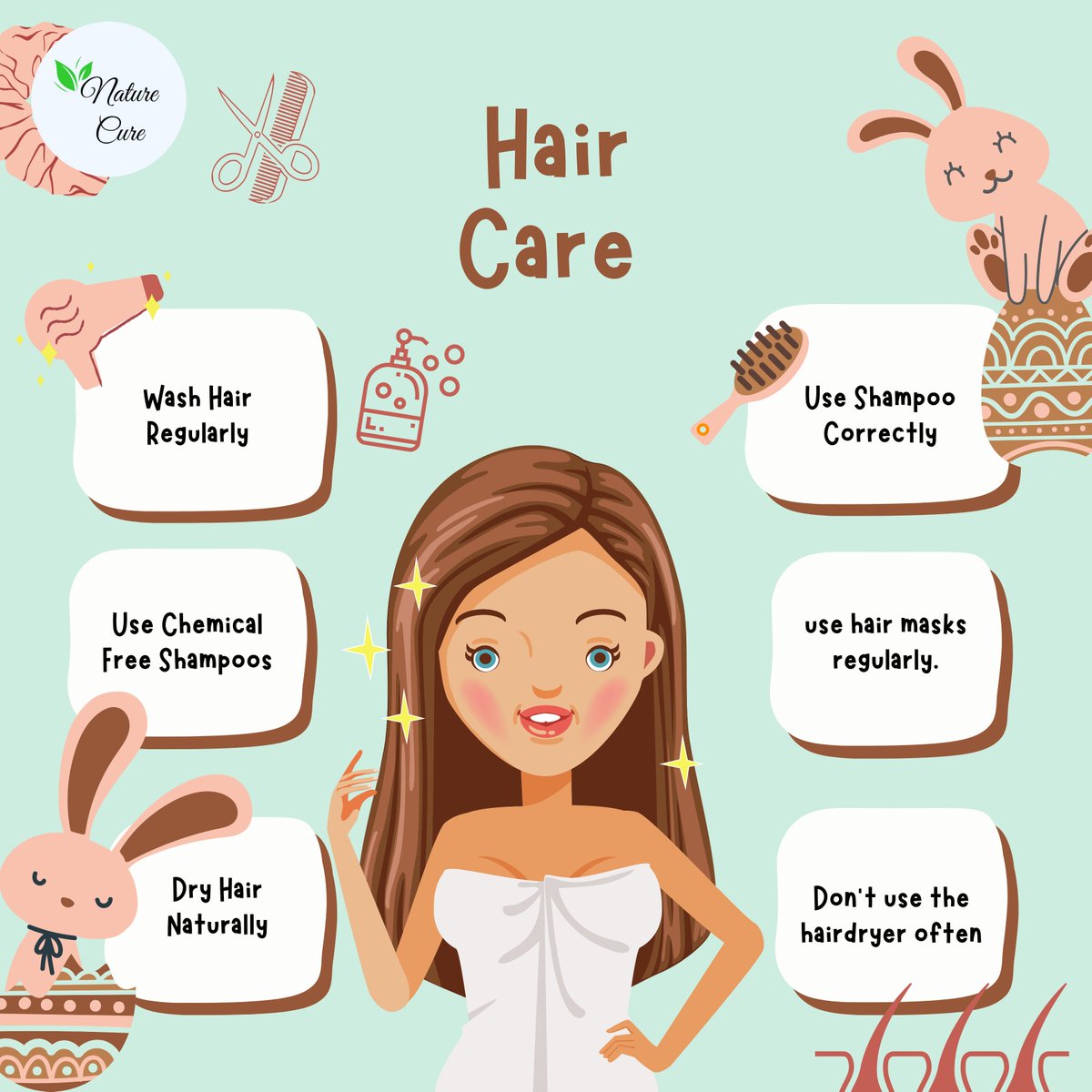 NatureCure7's tweet photo. 💆‍♀️✨ Healthy Hair, Happy You! 🌸
Transform your hair with these easy, natural care tips! Shine, strength, and beauty—straight from nature! 🌿 #HairCareTips #NaturalBeauty #HealthyHairGoals https://t.co/RMAMHTe3J9