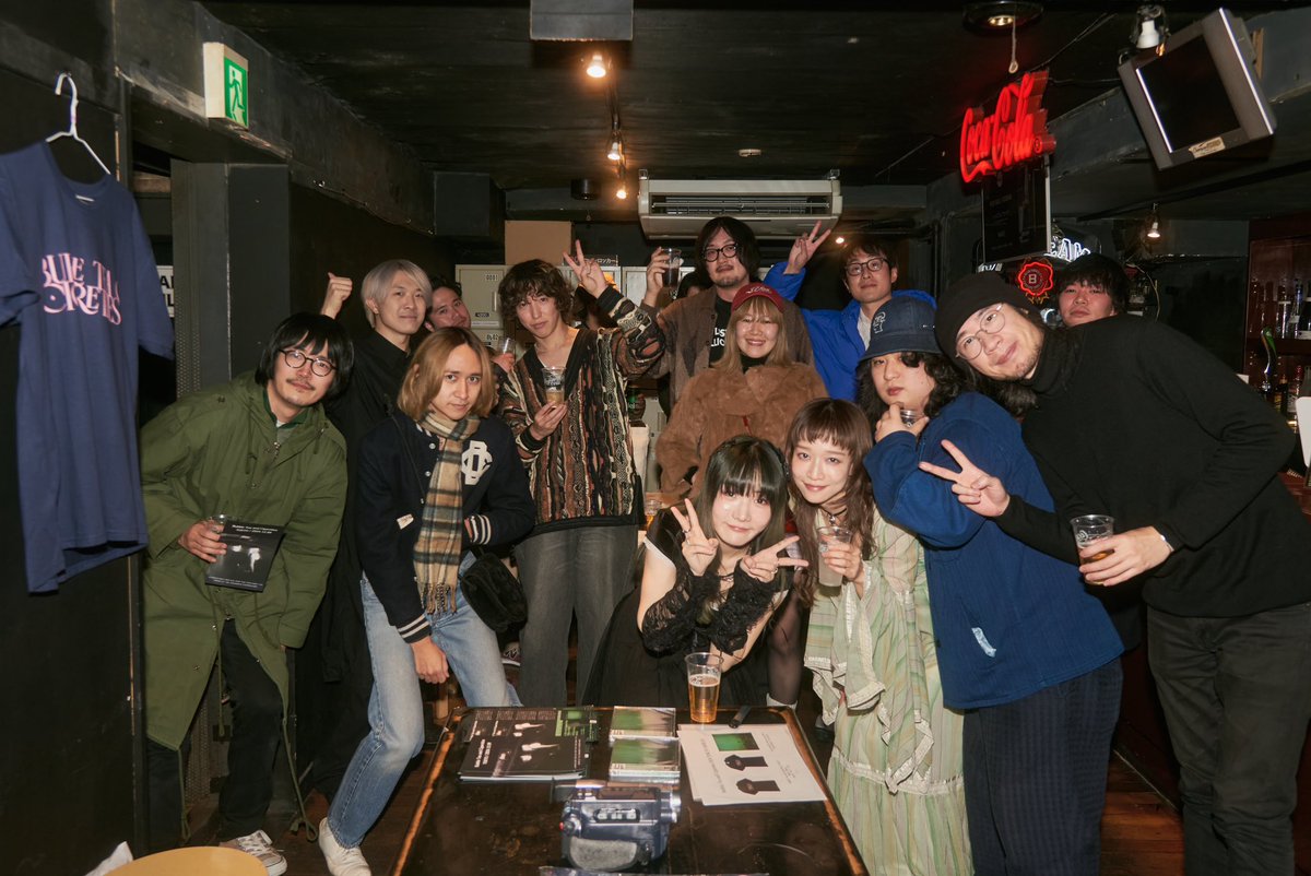 昨晩はBubble Tea and Cigarettesの来日公演、遊びに来てくれた皆さん、サポートとして出演してくれたLiving Rita、新宿MARZのスタッフの皆さん、そして遥々日本まで来てくれたBubble Tea and Cigarettes本当にありがとうございました！