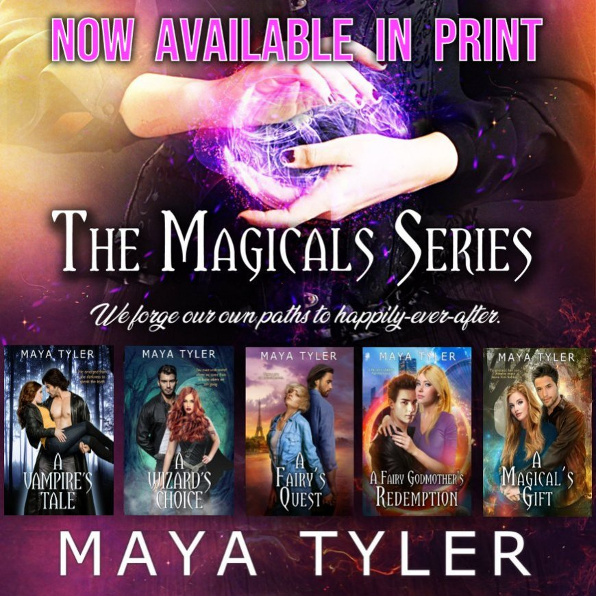 Tirgearr's tweet photo. #AvailableToday in print, @mayatylerauthor Magicals series.
Vampires, Wizards, Fairies... Finding love against all odds.
Find Maya's books: https://t.co/10AKYYzY7p
What a gift this whole series would make this Christmas!
#TirgearrTuesday
#TheHolidaysAreComing https://t.co/sqrTq3m7Zn