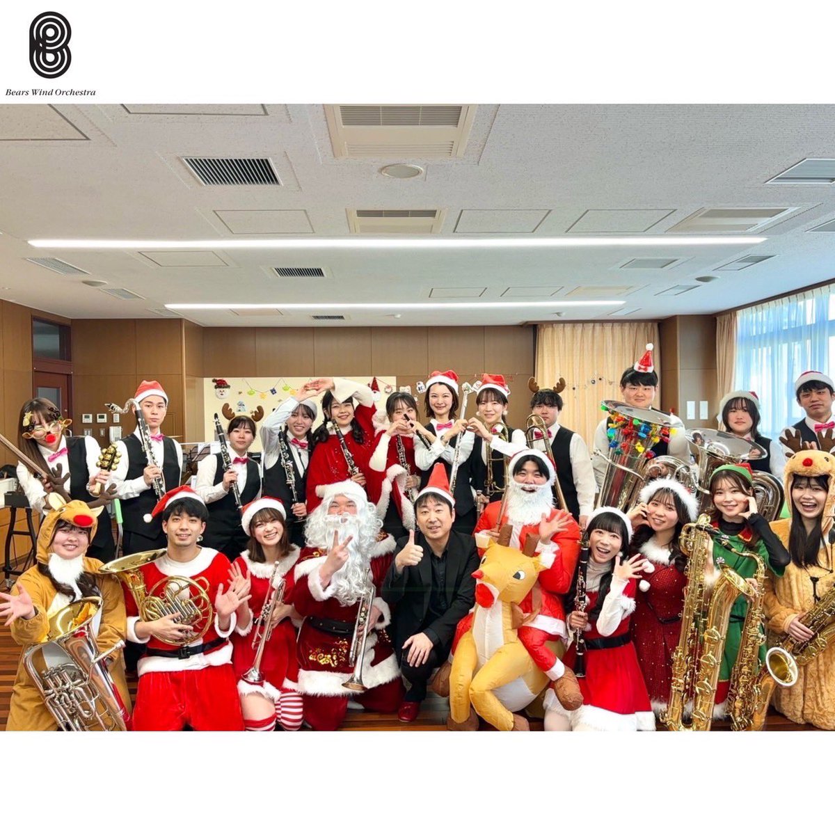 bears_wind's tweet photo. 【📣終演報告📣】
12月8日(日)に行われました『0歳からのクリスマスコンサート』が無事に終演いたしました 🎄🎶

0歳から楽しめるコンサートということで、ご家族の皆様や他県の方など、約45名ほどのお客様がお越しくださいました 😊 https://t.co/5KlM1zsItS