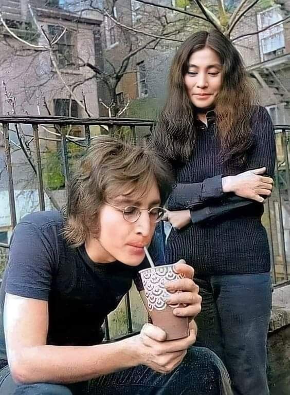 #JohnLennon #YokoOno