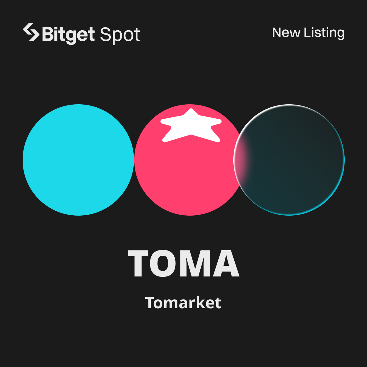 Initial Listing - $TOMA <a href="/Tomatoken_/">TOMA</a> 

🍅 Pair: TOMA/USDT 
🍅 Deposit available: now 
🍅 Trading available: Dec 20, 12:00 PM (UTC) 

Details: bitget.com/en/support/art…