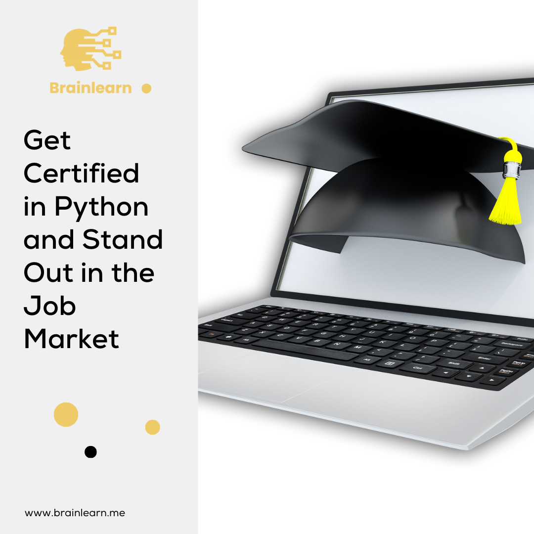 brainlearn_it's tweet image. 🎓 Earn your diploma in Python Programming with our specialized course.

🚀 Enhance your skills and open doors to new job opportunities.

#PythonCertification #CareerDevelopment #BrainLearn
