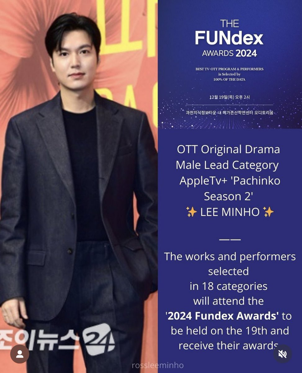 AmNohbdy's tweet photo. It would really mean the world to us who hyped and continue to hype #Pachinko non stop since day 1 if @ActorLeeMinHo would attend the award ceremony of the #FUNdexawards 2024! 
Manifesting hard 🙏🏻🙏🏻 https://t.co/Ig4bG5b7zH