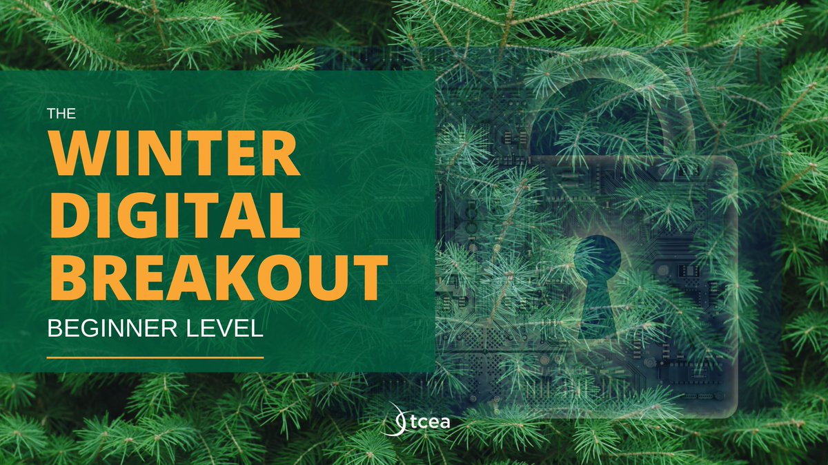 TCEA's tweet photo. ❄️ Winter + problem-solving = the perfect classroom activity! Check out this Winter Digital Breakout for Beginners to keep your students engaged and learning.
👇 Start this winter breakout today!

https://t.co/0QhbCYGB70
@preimers #breakoutedu #teachertwitter #librarytwitter https://t.co/33c6TtTEJc