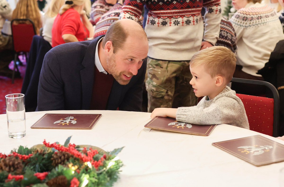 Joining a wonderful Christmas lunch and festive activities with the <a href="/MercianRegiment/">Mercian Regiment</a> and their families. 

(And the Regimental Mascot too of course!🐏)