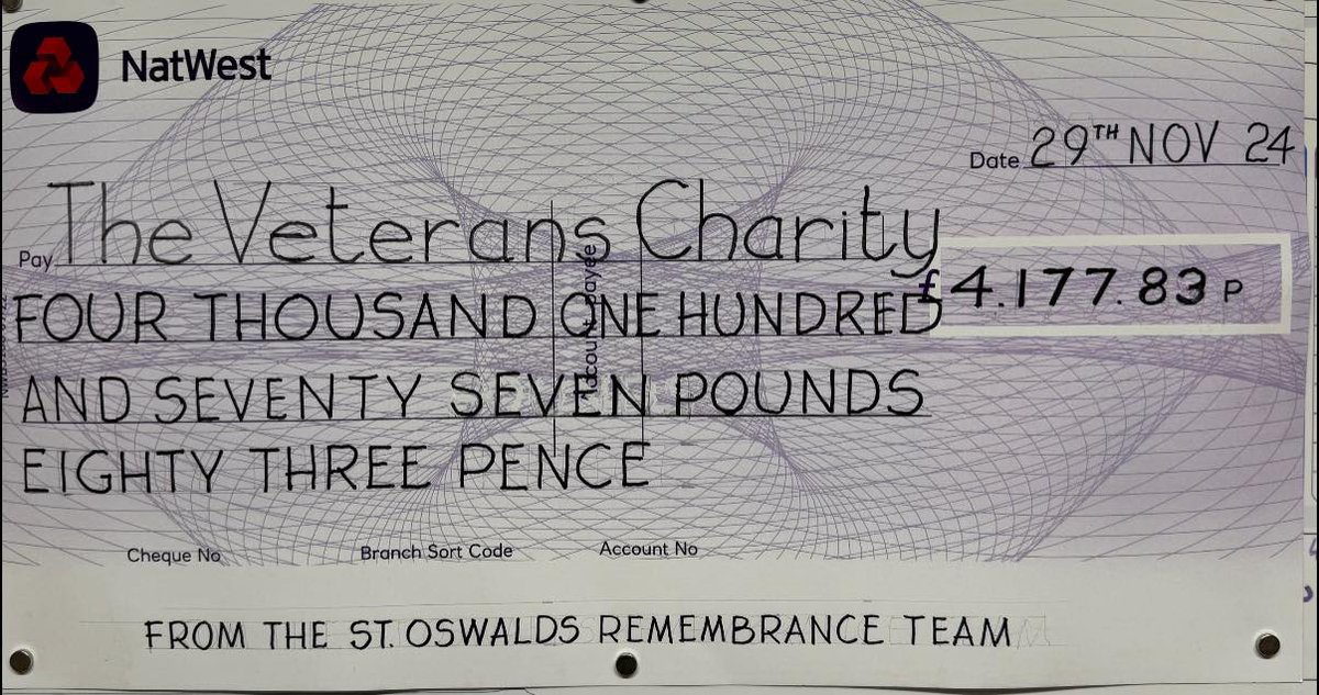 We are beyond proud to announce St Oswald's Retirement Village Remembrance Team raised over £4,000 for The Veterans Charity!

The hard work was undertaken by a group of 5 veterans that are residents here at St. Oswald’s.

A truly incredible feat of fundraising.