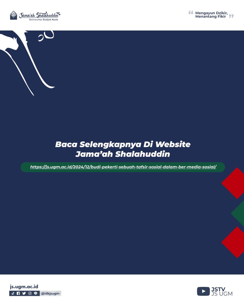 Jama'ah Shalahuddin UGM tweet media