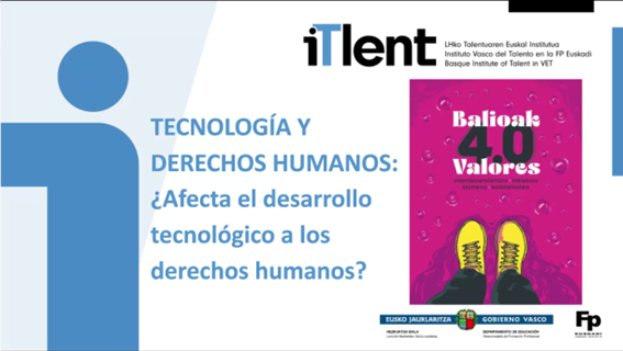 Hoy hemos reflexionado sobre tecnología y derechos humanos con Beatriz Martos de <a href="/amnistiaespana/">Amnistía Internacional España</a>. Gracias al alumnado y profesorado de <a href="/FPeuskadi/">FPeuskadi</a> por su participación activa. Seguimos trabajando en #Valores40 para formar profesionales responsables
<a href="/IkaslanEuskadi/">Ikaslan</a> <a href="/AiceIzea/">AICE-IZEA</a>