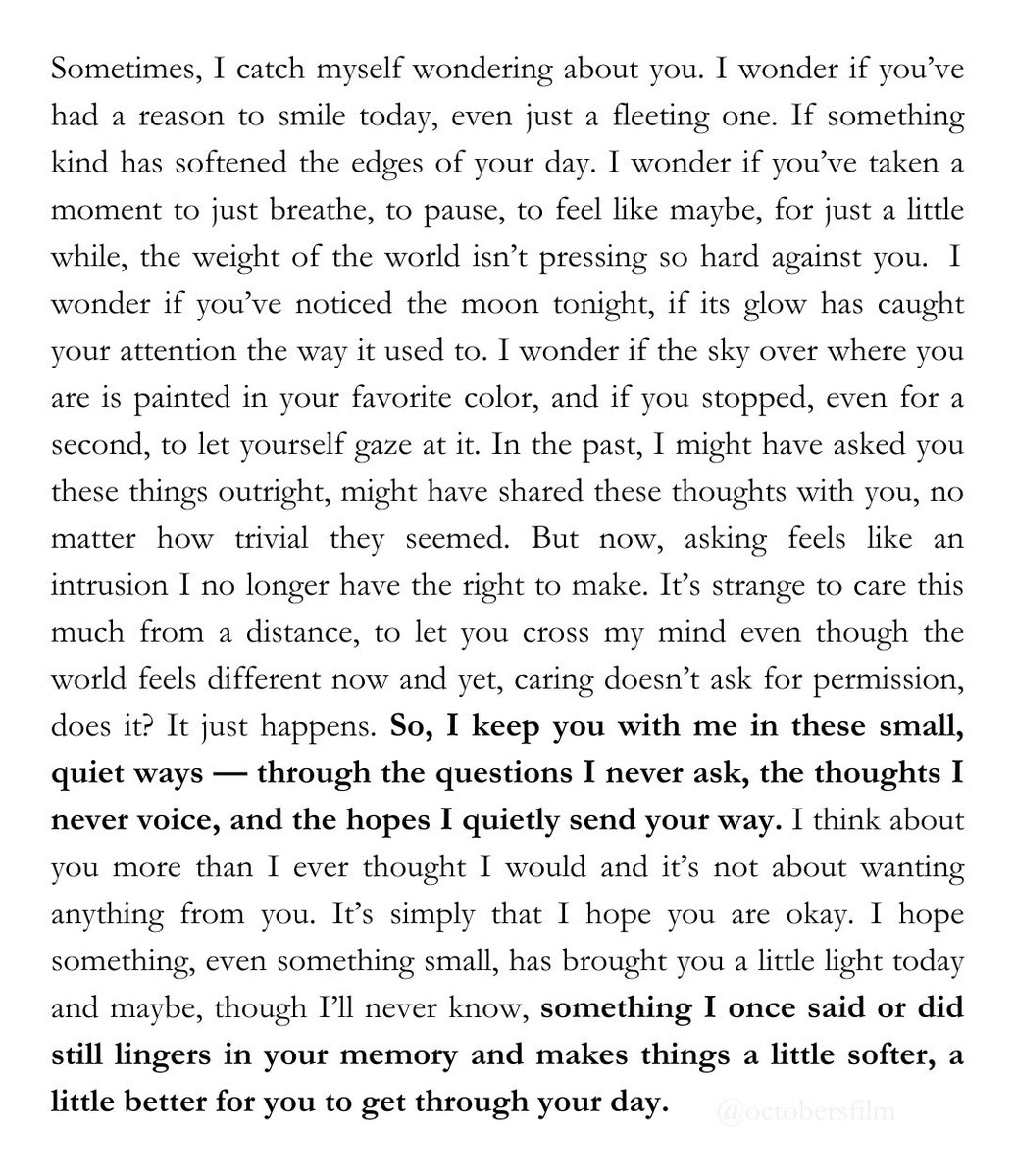 i hope you are okay / i love you