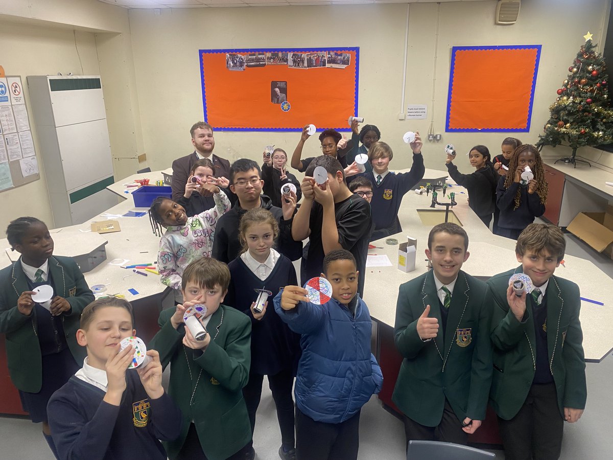 learning about the laws of symmetry and built kaleidoscopes! Shout out to our weekly winners Lily-Mae and Josh! #STEMatAlsop #SpeakLikeAScientist #STEMclub