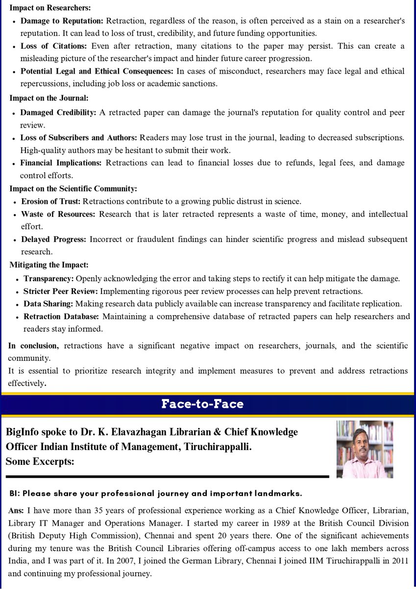 balaniinfotech's tweet photo. Share your ideas, observations, news &amp; events related to the libraries, publishing, and information industry on info@balaniinfotech.com. We will be happy to publish these in the Newsletter.
#balaniinfotech #balanigroup #newsletter https://t.co/slF8SQc83Y