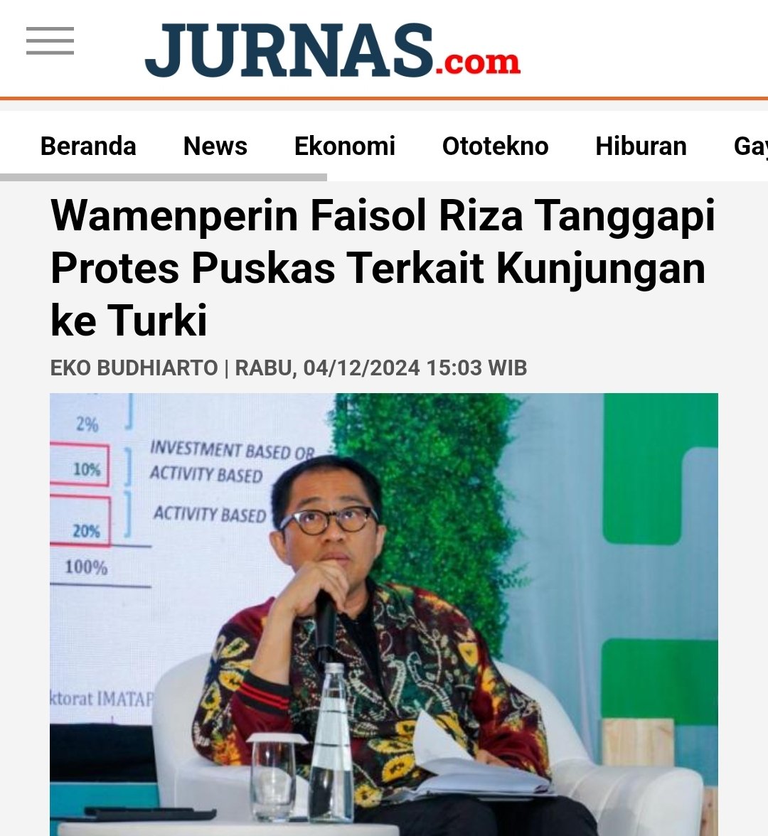 Wamenperin Bela Anak Buahnya Yang Pleserin Keluar Negeri, Ada Apa?!

Wamenperin Faisol Riza membela anak buahnya plesiran keluar negeri ditengah seruan Presiden Prabowo untuk memangkas perjalanan dinas ke luar negeri..

A tread

=========
Arhan Vietnam Tarkam RI25 Bencong Suriah