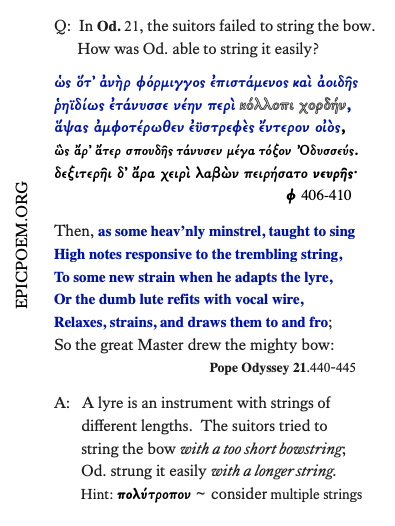 #TheOdyssey #HomericGreek