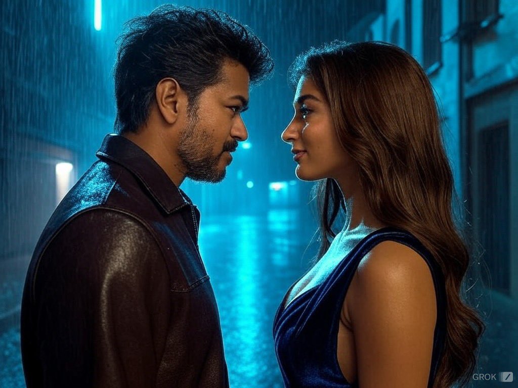 ActorVijayTeam's tweet photo. Thalapathy Vijay and Pooja Hegde https://t.co/cgwPOULS5x