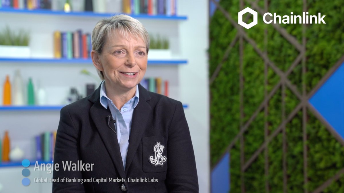 globalcustodian's tweet photo. New video: @chainlink's Angie Walker highlights key innovations in blockchain, AI and cross-chain interoperability, while also discussing the launch of the firm’s Blockchain Privacy Manager with ANZ at Sibos 2024.  https://t.co/wKcApA7cCg https://t.co/eRQ3EPOL4j