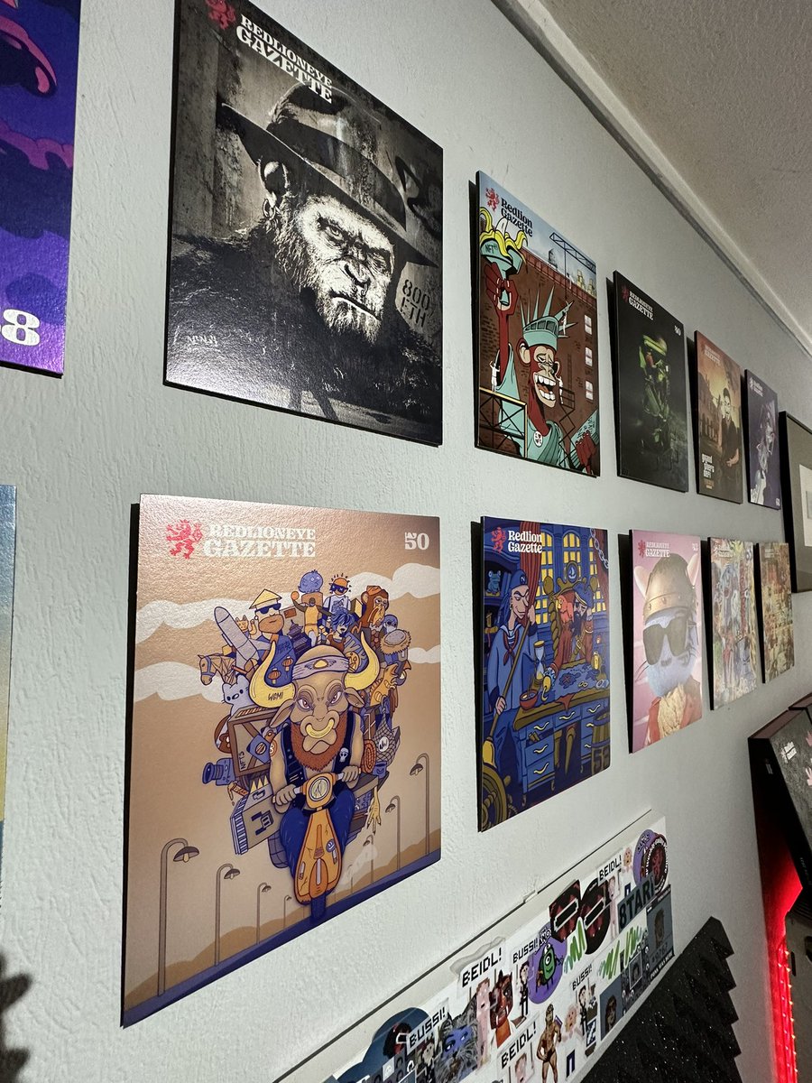 Gm ☀️

This is our Gazette wall with our covers!

Share with us a physical piece you own or made below 👇