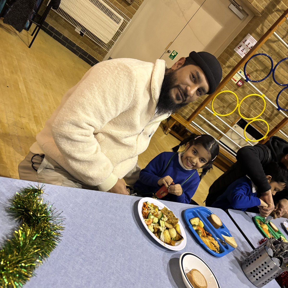 Christman Parent lunch has begun with our amazing <a href="/CJ_Nursery/">CJ Nursery</a> and <a href="/CJ_Reception/">Cyril Jackson Reception</a> parents, thank you for joining us for Christmas lunch! 🎅 🎄 🍗🥨