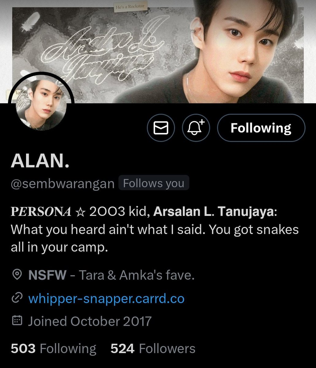 TARA (istri Alan IM3) tweet media